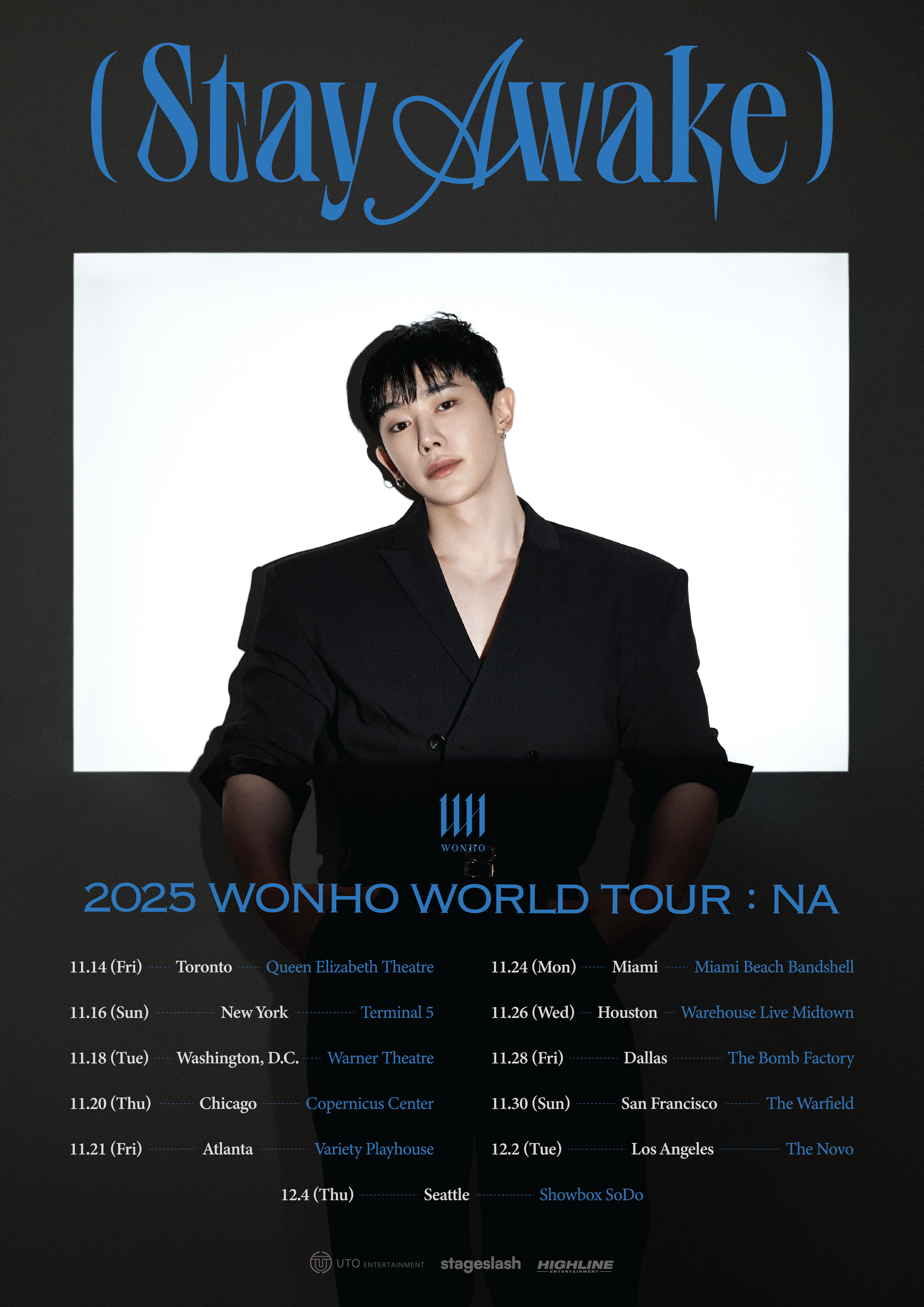 WONHO World Tour Poster